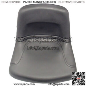 High Back Steel Pan Seat Black Talon Black Vinyl 15500-BK
