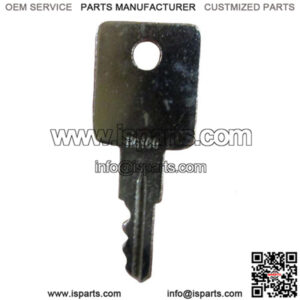 D66462001 Heavy Equipment Key Fits Many Brands Key is stamped NG100