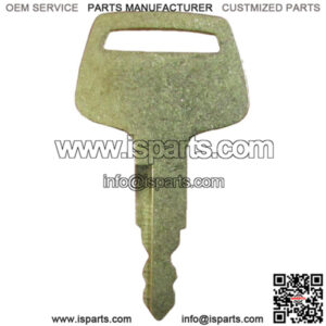 (1) Key Fits John Deere & Hitachi Excavators Fits Case Dozer Fiat Fits New Holla