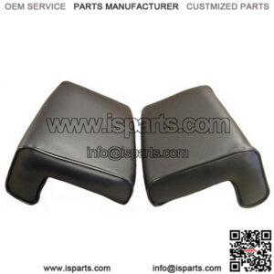 R39322 Black Vinyl on Wood RH/LH Arm Rest Pair Fits Case 450 450C Crawlers Only