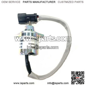 Fuel Shut Off Solenoid For Yanmar 42-100 41-9100 41-6383 1500-3076 1500-3024