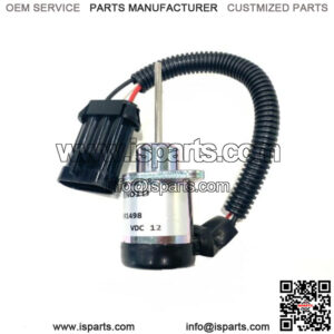 6691498 Fuel Shutoff Solenoid Fits Bobcat S150 S175 S185 S450 S530 T180 T190