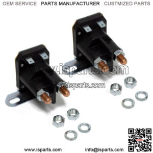 2PK Starter Solenoid for John Deere AM130365 Fits L100 L110 L118 L120 L130