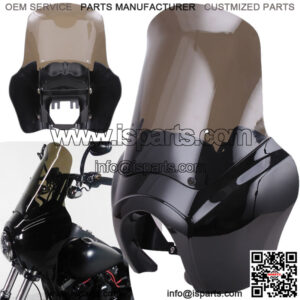 Front Headlight Fairing Cover With 15" Windshield For Harley Dyna FXDXT T-Sport