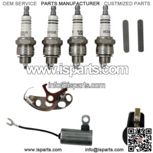 Ignition Kit (w/ Points Cond Rotor Plug) for Ford Tractor 2N 8N 9N -309786