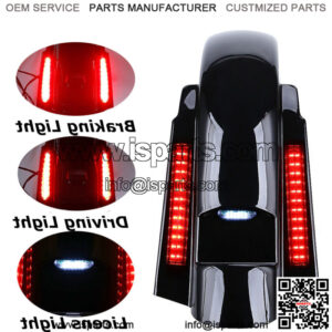 LED Rear Fender For Harley Touring CVO Street Road King Electra Glide 1993-2008