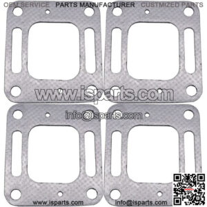 18-0897 27-863724 Exhaust Manifold Gasket Replaces Sierra Mercruise 4 pcs