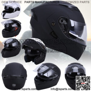 Motorcycle Full Face Helmet Modular Flip up/Dual Visor DOT Approved S M L XL XXL