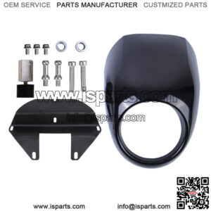 Front Cowl Fork Fairing Headlight Mask For Harley Sportster Iron XL883 1200 Dyna