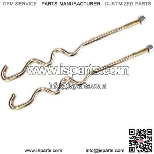 2pcs Golf Cart Battery Hold Down Rod Bolts Nut for Club Car Precedent 103357701