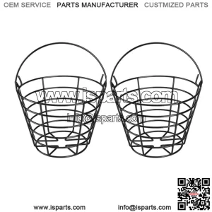 Golf Ball Basket with Handle Golf Ball Container Bucket Accessories -2 PCS
