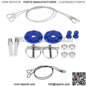 Car modified hood lock strength aluminum punch-free racing engine lock universal quick release type/with pin type