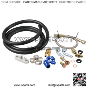 Turbocharger Oil Cooling and Drain Line Kit T25 T28 T25/T28 G28 GT25 GT28
