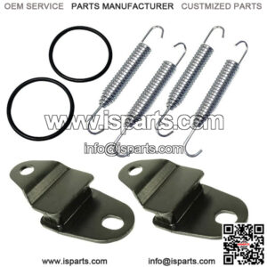 Cross-border hot sale motorcycle exhaust muffler pipe bracket set suitable for 87-06 Yamaha YFZ 350