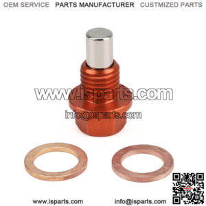 Foreign trade explosive car modification universal magnetic oil drain plug screw 7075-T6 aluminum alloy oil pan screw