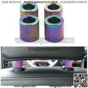 Car seat back headrest trim ring