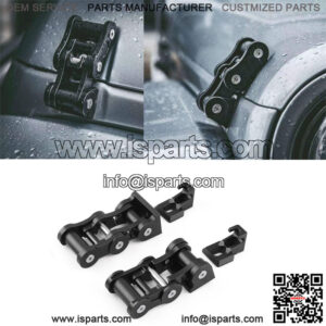For 2007-2017 Jeep Wrangler JK Aluminum Latch Hood Latch Kit Compatible