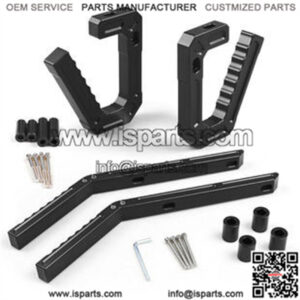 Suitable for 2007-2018 Jeep Wrangler JK Front + Rear Grab Roll Cage Handle Handrail