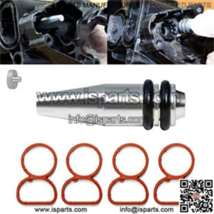 Intake Manifold Repair Kit Swirl Flap Delete Repair Aluminum Parts For BMW N47 2.0 D