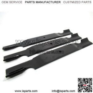 GRASSHOPPER OEM MOWER PART 320245 61" MOWER BLADES SET OF 3 21" HI-LIFT NOTCHED
