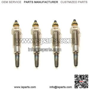 For Kubota Glow Plugs V1902 V1702 V1501 15221-65510 Bobcat Skid Steer QTY 4