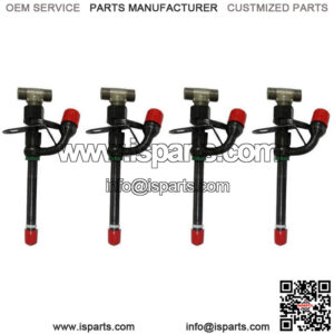 4 PCS Fuel Injector For John Deere 3029 4039 6059 6068 Loader 300D 310C 6600