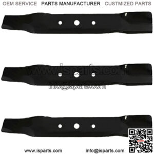 Three 48 Deck Mower Blades for 91971 GY20568 R10634 L120 L130 GX-20250