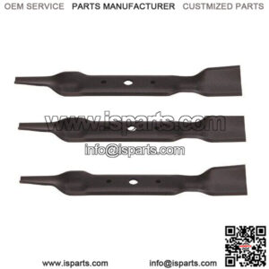 3PK Oregon 191-108 Blade 100 Series 17" replaces John Deere Models L120 L130