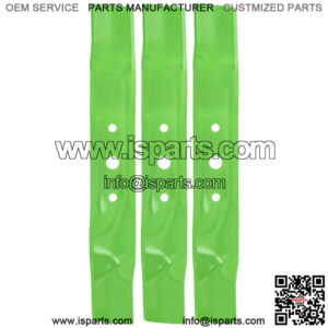 Blade Set for John Deere L120 L130 GX20250 GY20568 GX20819 3-Pack