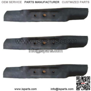 Set of 3 John Deere High Lift Bagging Blades GX20434 L120 L130