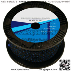 New True Blue 100' Starter Rope For #7 Solid Braid 146-931