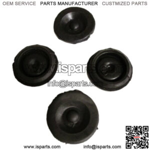 Qty (4) Trailer Camper RV Axle Rubber Grease Plug Hub fits Dexter/TRP