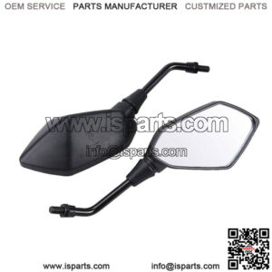 For 2020 2019 2018 2017 2016 Honda Grom Black Motorcycle Rear View Side Mirrors