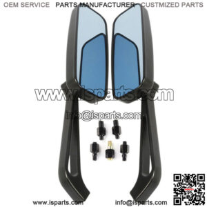 For Harley Cruiser Bobber Chopper Softail Sportster Rectangle Motorcycle Mirrors