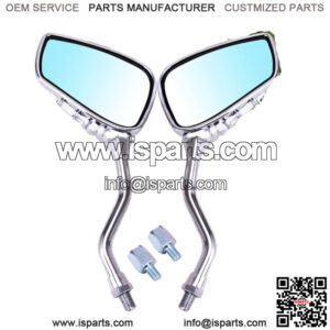 For Harley Sportster XL 883 1200 Dyna Skeleton Skull Hand Rear View Side Mirrors