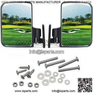 Golf Cart Side Mirrors For Club Car EZ-GO Yamaha RSV And Others Cart Accessories