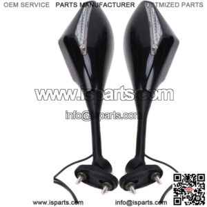 Motorcycle LED Turn Signal Mirrors For 05 2006 2007 2008 Suzuki GSXR600 GSXR750