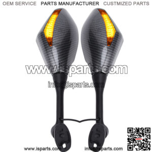 Motorcycle LED Turn Signal Mirrors For 2001-2017 Suzuki GSXR600 GSXR750 GSXR1000