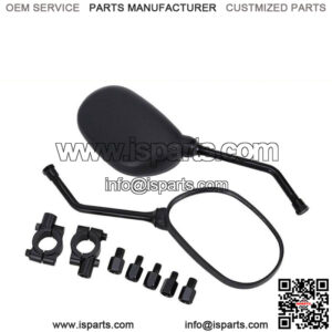Motorcycle Rear View 7/8" Handle Bars Mirror Set for Kawasaki Honda Polaris ATV