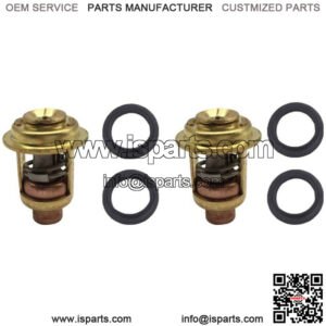 Thermostat Kit 75692Q2 for Mercury Marine 143F Degree 2PCS