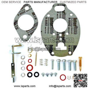 John Deere 420 430 Carburetor Repair Kit w/ Throttle Shaft