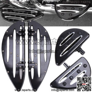 Front / Rear Floorboards Foot Pegs For Harley Touring Electra Glide Softial Dyna