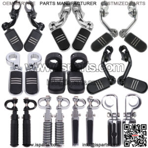Highway 1-1/4" 1.25" Crash Bars Foot Pegs For Harley Road King Street Glide Dyna