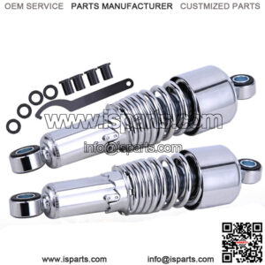 For Harley Touring Electra Glide Road King Chrome 10.5" Rear Absorber Shocks Set