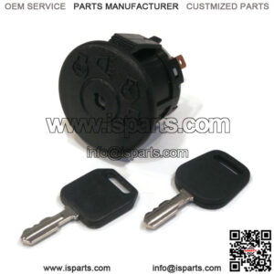 Ignition Switch w/ Keys for John Deere  LY18, 155C, E110-E180, L100-L130 Lawn