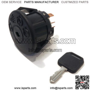 Starter Switch with Key  for John Deere LY18, 155C, E110-E180, L100-L130 Mower