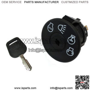 Ignition Key Switch w/ Key Fits John Deere L120 L130 G110 LY18 Lawn Mower Tracto