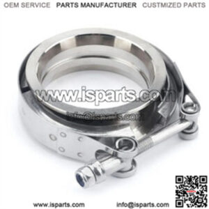 Stainless steel 304 flange clamp V-type American pipe clamp special V-type clamp set for automobile exhaust pipe