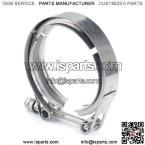 Car modification stainless steel 304 flange clamp V-shaped American pipe clamp car exhaust pipe special