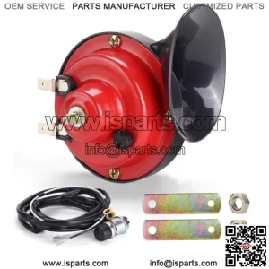 Golf Cart Horn Kit for 12 Volt Yamaha ,EZGO, Club Car or UTV, ATV, Boat